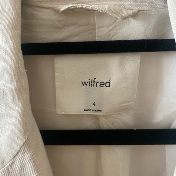 Linen blazer in bone - Picture 2 of 3